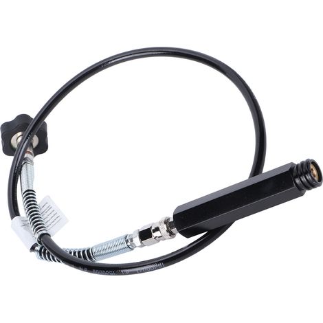 Ortviai Adaptateur de tuyau pour siphon à gaz carbonique CGA320/TR21-4 91 cm noir en acier inoxydable et aluminium (1/4)