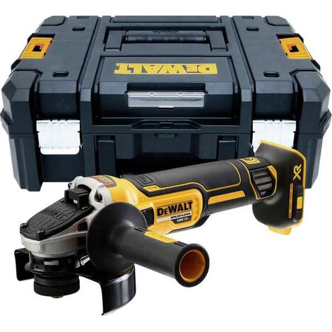 Dewalt – Meuleuse d'angle 18V sans balais Ø125 mm – Moteur Brushless – Vitesse 9000 tr/min – Coffret T-STAK