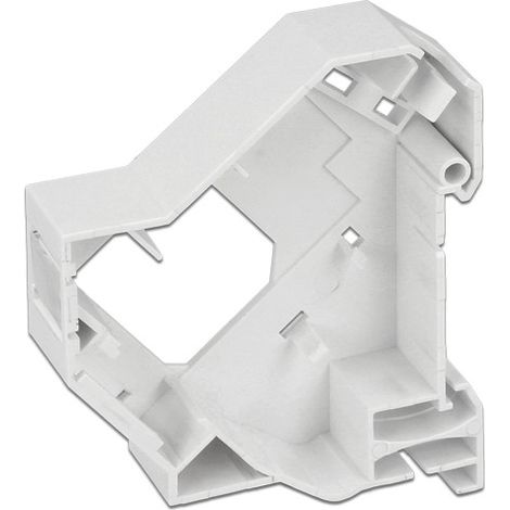 DeLOCK Support rail DIN 35 mm pour module Keystone 1 port blanc