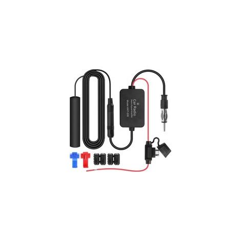 Amplificateur Antenne Autoradio, avec caractéristiques : 12V