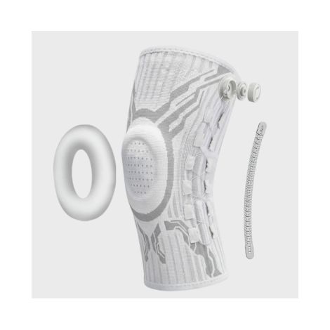 Genouillère de compression avec support pour homme et femme, idéale pour le sport, la course à pied et le fitness, taille XL. (1/5)