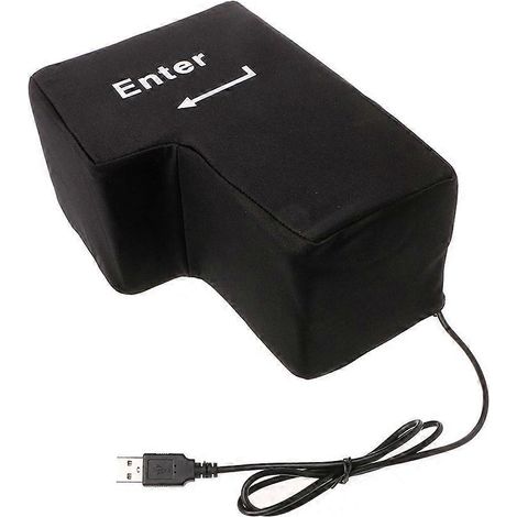 Gros coussin de détente en forme de touche Entrée USB pour ordinateur (1/5)
