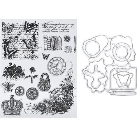 Transparent Stamp Rubber TPR DIY Journal Album Decoration HandMade Crafts Accessories(T1746TC Stamp Cutting Die ) (1/5)