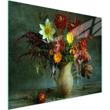 TABLA DE CORTAR DE VIDRIO 52x30 FLORES (1/5)