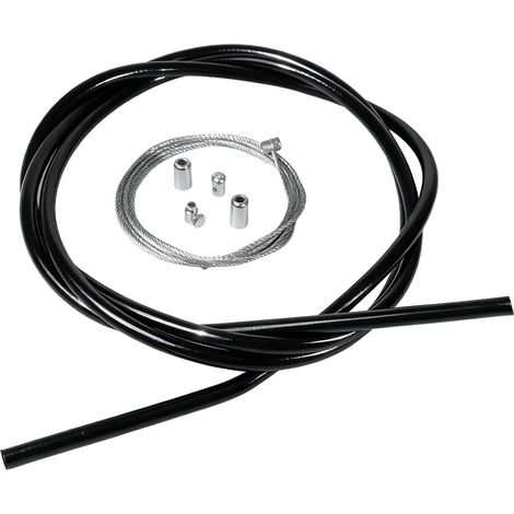 Universeller 2 mm Durchmesser, 2 m langer Kupplungszug mit Mantel und Stecker – Reparaturset für Motorräder, Motocross-Maschinen, Mopeds und motorisierte Fahrräder