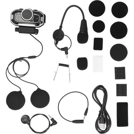 Motorrad-Bluetooth-Headset mit automatischer Rufannahme und integrierten Lautsprechern