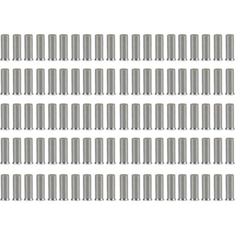 100 pièces de bornes à sertir étamées en cuivre pour câbles électriques 6mm², connecteurs à broches EN6018 (1/5)