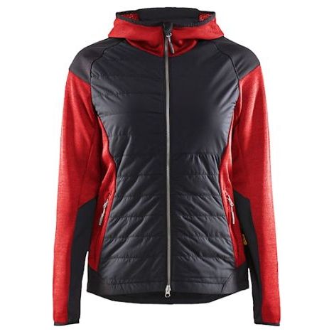 Veste de travail hybride femme 5931 - Rouge/Noir M (1/4)