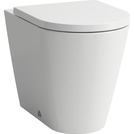 Stand-WC KARTELL Tiefspüler, spülrandlos weiß LCC (1/5)