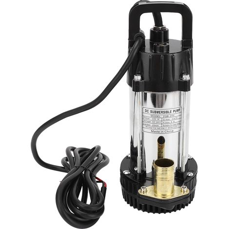Pompe Submersible DC 24V 220W 3 mètres³/h 8m, moteur en cuivre sans balais, sortie d'eau 1 pouce pour ferme de ranch (1/5)