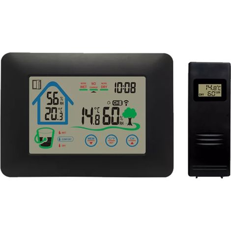 [GEBRAUCHT] Wetterstation denver ws - 520 mit Uhr schwarz