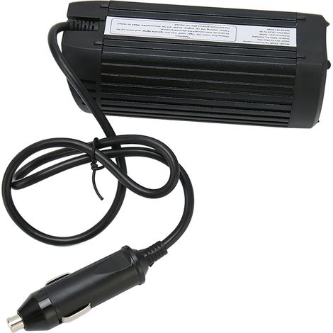 Convertisseur de Tension Voiture 150W/300W Pic - Port USB et Porte-Gobelet, 12V DC à 220V AC pour Camping et Voyage (1/5)