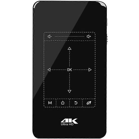 Mini projecteur 3D WIFI Android 4K HD avec décodage pour le divertissement à domicile, télécommande infrarouge et trépied (États-Unis) (1/5)