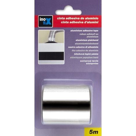 CINTA ADHESIVA ALUMINIO ESPECIAL CALOR - 5 MX50 MM (1/3)