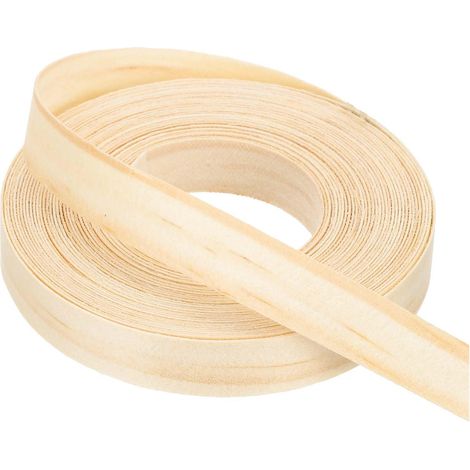 Bande de Chant 7.62m x 15mm, Bande Bordure Meuble Masquage de Bois Préencollé, Placage Contreplaqué Flexible Thermofusible pour Restauration Bords Meuble Étagère Panneaux, Pin (1/5)