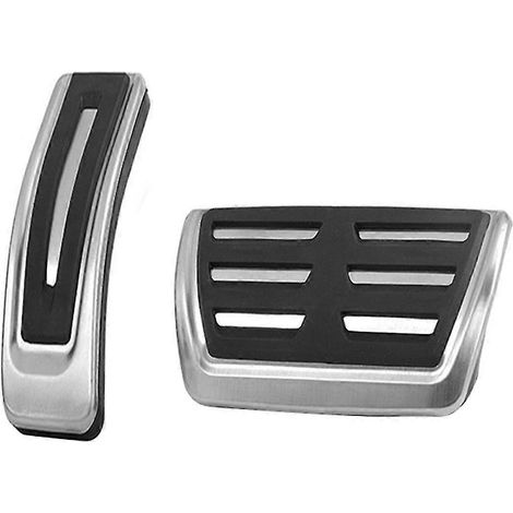 Étui de pédales d'accélérateur, de frein et d'essence en acier inoxydable pour BMW 7L 7P (2006-2017). (1/5)