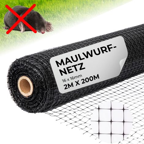 Netz gegen Maulwürfe GrassGuard, Masche 16x16 mm, 2 m, L-200 m, für den Boden, gegen Maulwürfe (1/5)