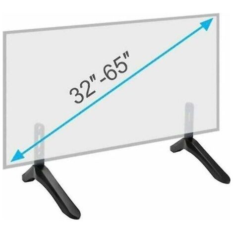 NALOOKAMIC Support universel de base pour télévision, conçu pour les téléviseurs LCD de 32 à 65 pouces de marques telles que Samsung, Vizio et Sony (non compatible avec les téléviseurs LG). Il s'agit (1/3)
