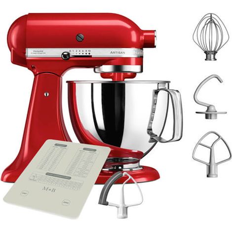 KitchenAid Artisan Mixer 125 Empire Red with FREE Gifts