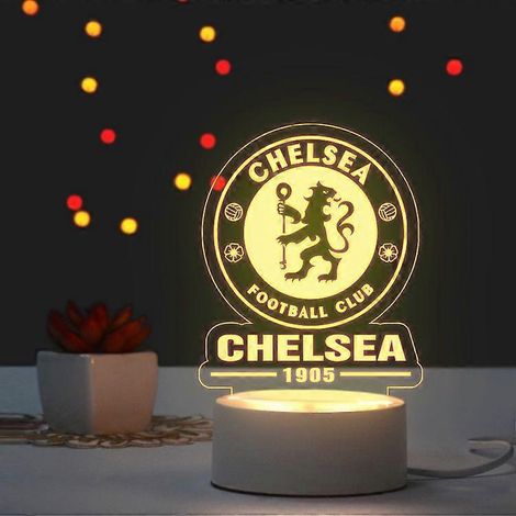 Veilleuse Chelsea Football Club - Décoration créative pour supporters - Cadeau d'anniversaire