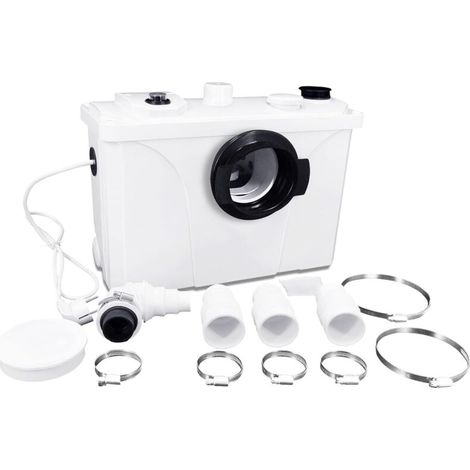 Pompe à matières fécales 700W Pompes pour eaux usées Pompes à eau avec filtre à charbon pour WC Douche Lavabo Pompe domestique