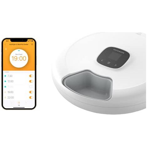 Eton NutriSpin Automatischer Futterspender Silber 6 Fächer