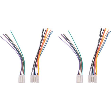 Faisceau de câblage universel pour autoradios CD Scion, comprenant un câble et un adaptateur pour prise radio de rechange.