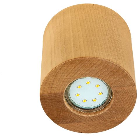 Deckenlampe Holz Modern GU10 Natur Deckenspot