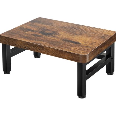 Marchepied Simple pour Caravane - Imperméable - Antidérapant - pour Enfants et Adultes - Cadre en Bois et métal - Capacité de Charge de 200 kg - Coins arrondis - pour Cuisine, Chambre à