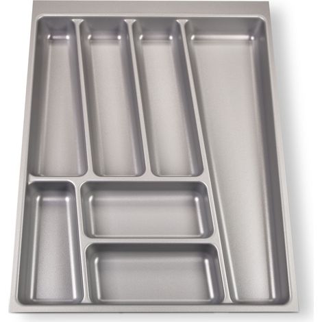 ORGA-BOX II Besteckeinsatz 450 mm silbergrau Besteckkasten für Nobilia-Schubladen bis Mitte 2013 (1/5)