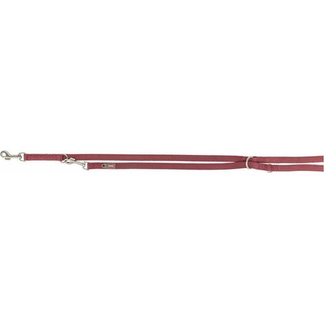 Ramal ajustable para perro Trixie Premium Rojo XS/S (1/4)
