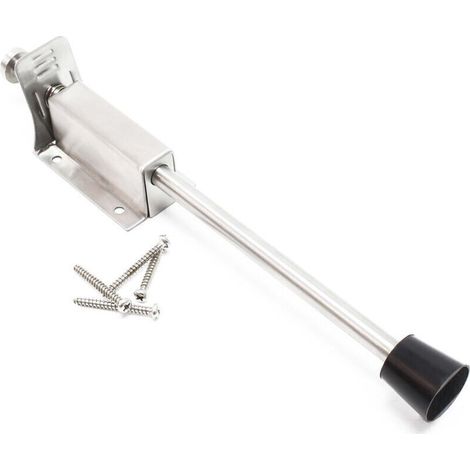 Pedale in acciaio inox da 130-163 mm, guida per porta, fermaporta, ammortizzatore a pavimento, fermaporta a pedale, cuneo, ferramenta (1/3)