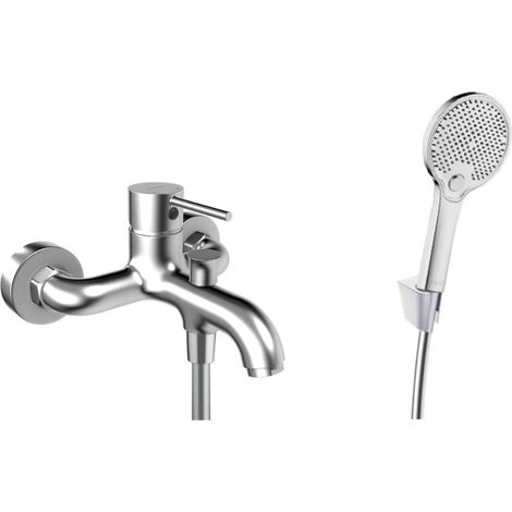 kielle Oudee - Mitigeur de baignoire avec accessoires EcoSpare, chrome 10302SN50