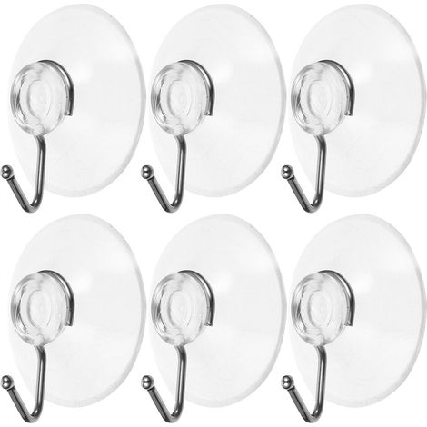 Lot de 10 crochets à ventouses en PVC pour fenêtres en verre (1/5)