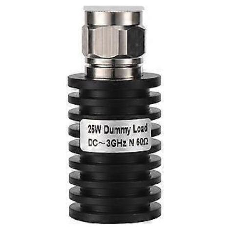 Câble coaxial RF 25 W, connecteur N mâle, petit format, 50 ohms, CC-3 GHz, fiche de charge fictive