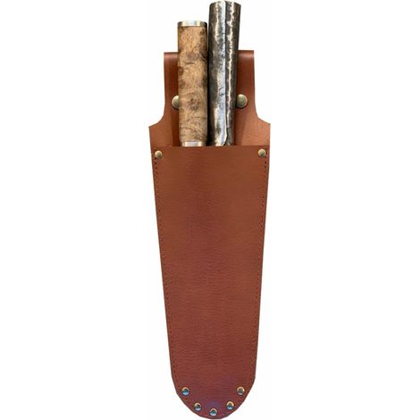 Monolith Messer-Holster Messerhalter für 2 Messer aus robustem Büffelleder A-001-KNIFE (1/5)