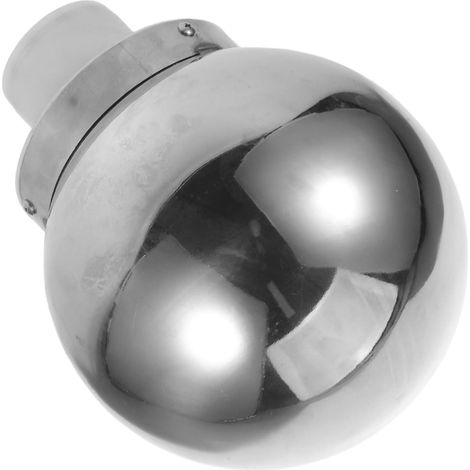 Flagpole Ball Topper Rotating Stainless Steel Sphere Flag Pole Ornament Replacement for Ceremonial Events and Outdoor Decorations (1/5)