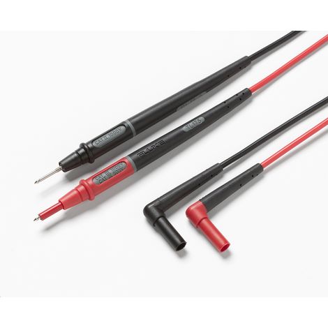 FLUKE TP175E JUEGO DE SONDAS DE SEGURIDAD DE 4 MM ENCHUFABLES CAT III 1000 V, CAT IV 600 V NEGRO, ROJO 3565568