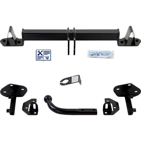 Attelage col de cygne Hak-Pol + faisceau Trail-Tec universel 7 broches - BMW 3 Compact (1/2)
