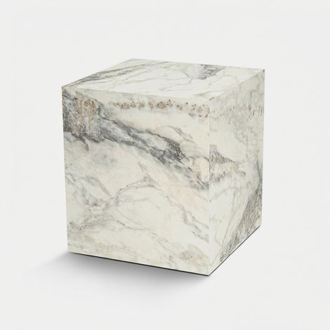 Mesa auxiliar Kailua 2143, Mármol blanco (1/5)