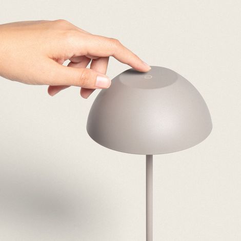 Lámpara de Mesa LED Portátil Exterior con Batería USB Recargable Mugla Topo