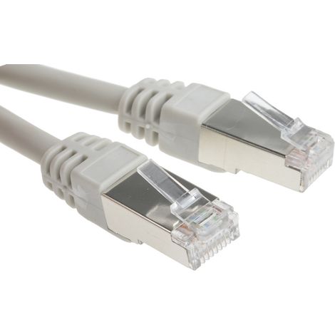 Câble cat 6 Avec connecteur / , FTP, gaine LSZH Gris, 30m ( Prix pour 1 )