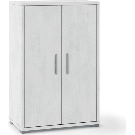 Mobile 2 Ante 71x110x41 cm Ossido Bianco (1/2)