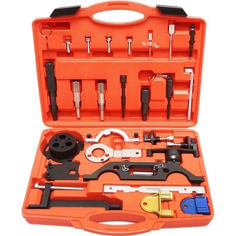 Set di bloccaggio e sincronizzazione distribuzione OPEL GM 1.3CDTI 16V, 1.9CDTI, 2.0DTI, 2.2DTI Breckner Germany (1/5)