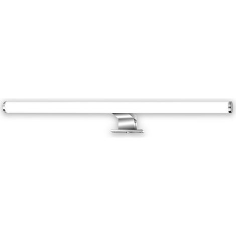 Briloner LED Spiegelleuchte IP44 60x5x10 cm 9W 1000lm 4000K Neutralweiß Klemmbar Chrom - Badleuchte Badezimmer Wandlampe (1/5)
