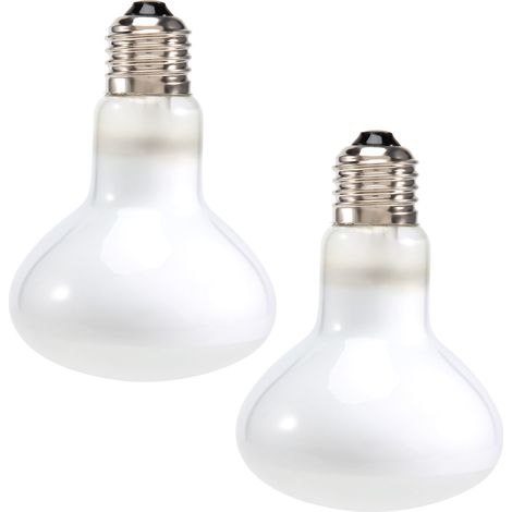 Ampoule NOMOYPET pour reptiles, lampe chauffante UVB/UVA, chaleur intense similaire à la lumière du soleil pour reptiles, amphibiens et oiseaux (110-120 V, 75 W), lot de 2
