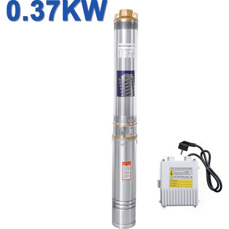 Hengda Pompa per pozzi profondi 0.37 kW pompa sommersa per pozzi 230 V pompa sommersa per pozzi in acciaio inossidabile 4000 l/h (1/5)