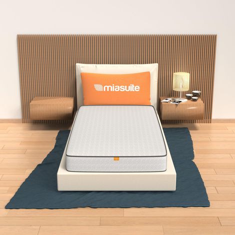 miasuite i sogni italiani Materasso, Bianco, 70 x 170 x 14 cm, con dispositivo medico classe 1a - prodotto detraibile, poliuretano (1/5)