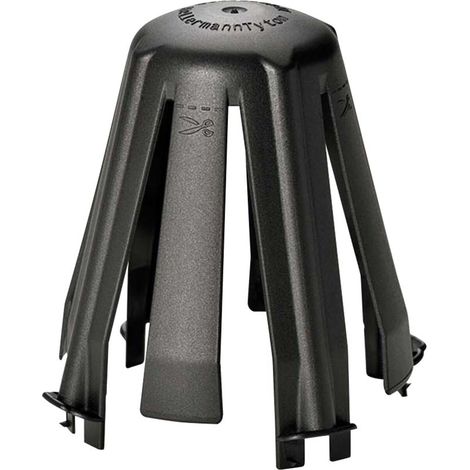 HellermannTyton Deckenabstandhalter sw, PA66GF15 BK 10 SpotClipII 148-00098