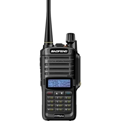 Baofeng UV-9R Plus Talkie-walkie 15W VHF / UHF avec double bande étanche IP67 EU Plug